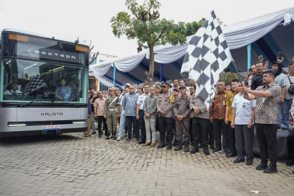 Bus Listrik Gratis Ramah Lingkungan Resmi Diluncurkan di Medan, Bobby Nasution: Mari Kita Jaga