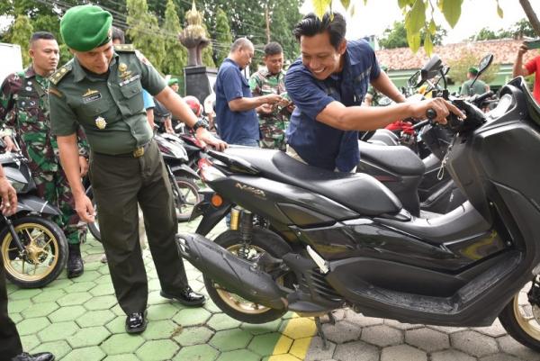 Anggota Kodim 0717 Grobogan Dilarang Gunakan Sepeda Motor Berknalpot Brong
