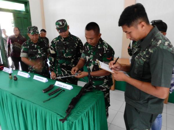 Satu Pucuk AK 47 Beserta Amunisi dan 2 Granat, Sisa Konflik Diserahkan ke Kodim 0117 Aceh Tamiang