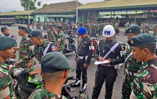 Pomdam IV Diponegoro dan Jajaran Tertibkan Knalpot Brong, Ini Hasilnya