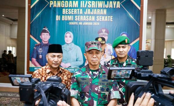 Pangdam II Sriwijaya Tekankan Seluruh Prajurit untuk Jaga Netralitas TNI pada Pemilu 2024