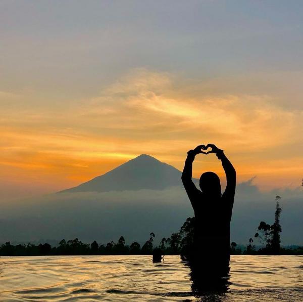 Agrowisata Tepas Papandayan Garut, Rasakan Berendam di Kolam Air Hangat dengan View Pegunungan