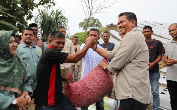 Tingkatkan Ekonomi Masyarakat, Pemkab Sulap 10 Hektar Lahan Kosong Jadi Sentral Bawang Merah di Aceh