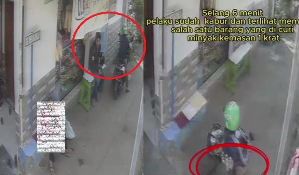 Viral 2 Pencuri Gasak Uang Rp28 Juta Milik Tukang Warung di Arcamanik Bandung