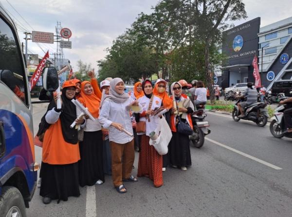 Alween Ong Meriahkan Flashmob Politik PKS Medan Area: Semangat Menuju Perubahan