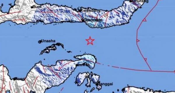 Gempa Terkini Magnitudo 5,1 Guncang Banggai Sulteng, Kedalaman 10 Km