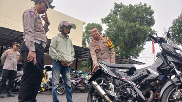 Antisipasi Geng Motor, Polres Tasikmalaya Kota dan TNI Gelar Razia Gabungan, Ratusan Motor Terjaring