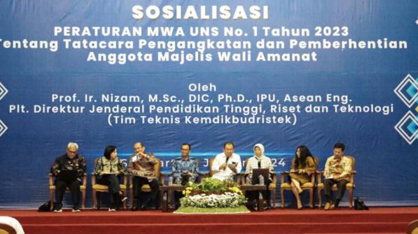 Kemendikbudristek Sosialisasikan Aturan MWA,UNS Segera Gelar Pemilihan Anggota Majelis Wali Amanat