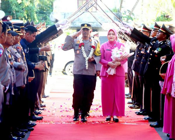 Polres Aceh Selatan Gelar  Penyambutan Kapolres Baru