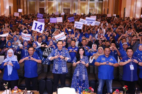 AHY saat Kampanye Perdana di Cirebon: Demokrat Siap Prioritaskan Kesejahteraan Rakyat