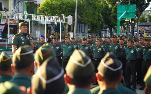Danrem Lilawangsa Ingatkan Prajurit TNI Jangan Sakiti Hati Rakyat.