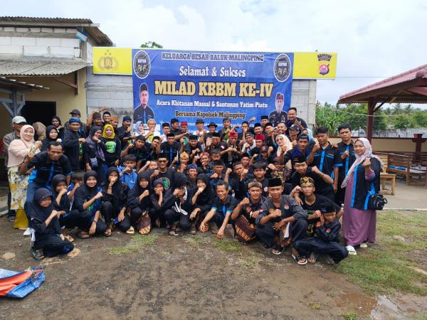 Milad ke-4 Keluarga Besar Baluk Malingping Gelar Baksos