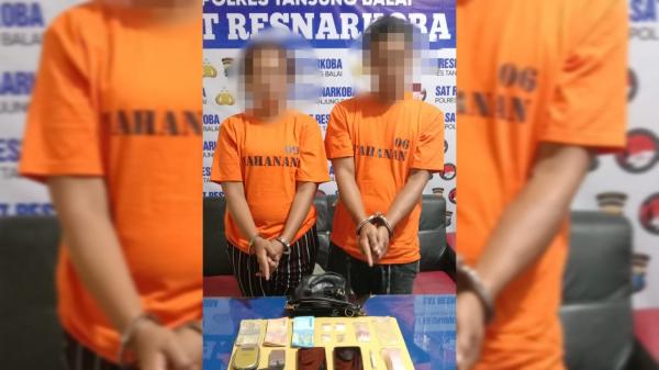 Polres Tanjungbalai Tangkap Suami Istri Bandar Narkotika di Tempat Hiburan Malam