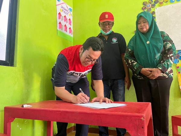 Cara Pertamina PHE ONWJ Tunaikan Tanggungjawab Sosial Lewat Renovasi Bangunan PAUD di Tanjungpakis