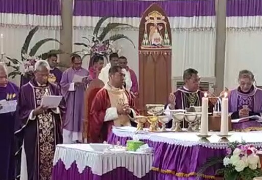 Kardinal dan 3 Uskup Hadiri Misa Pemakaman Jenazah Mgr Anton Pain Ratu di Katedral Atambua