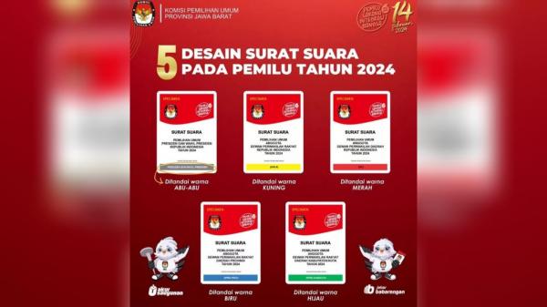 Kenali 5 Jenis Surat Suara Pemilu 2024, Ini Perbedaanya