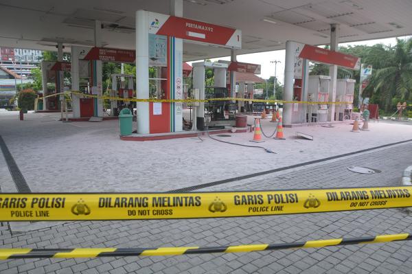 Kronologi Ledakan di SPBU Undip Tembalang Semarang