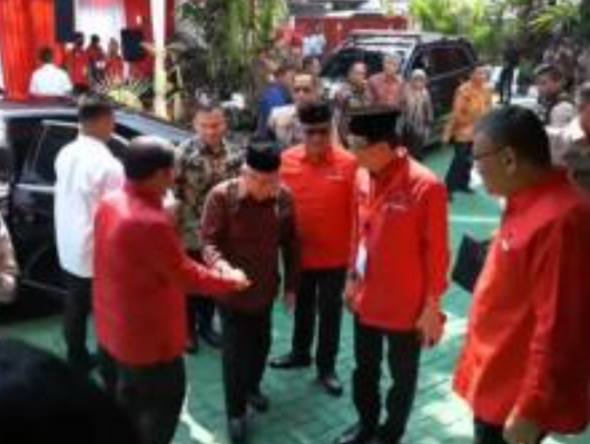 Wapres Ma'ruf Amin Hadiri HUT PDIP, Presiden Jokowi Absen