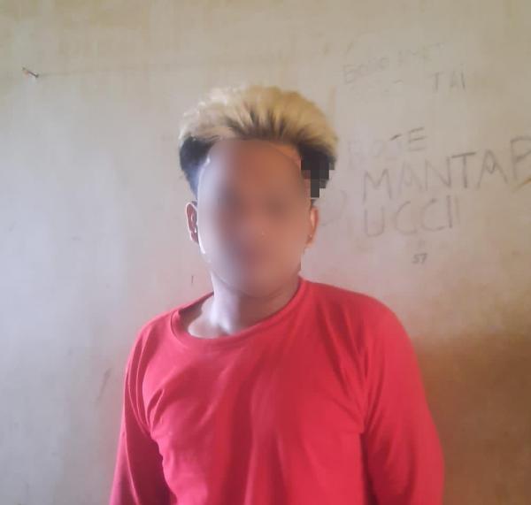Pemuda Berambut Pirang di Majene Ditangkap Polisi, Ngaku Peroleh Sabu dari Pinrang