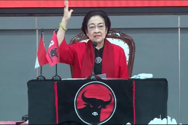 HUT ke-51 PDIP - Pekikkan Salam Pancasila Tiga Kali, Megawati: Saya Ndak Mau Satu, Ndak Mau Dua 
