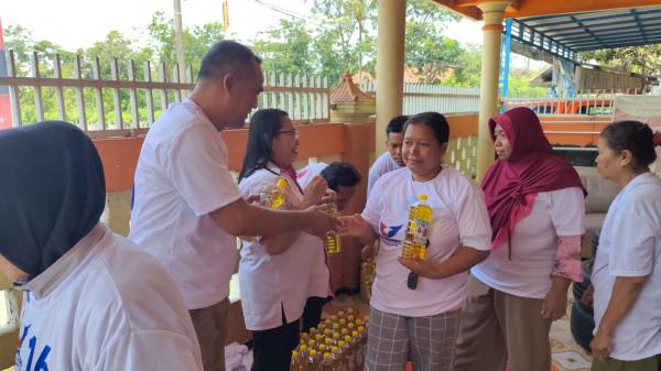 Peduli Masyarakat, Perindo Gelar Bazar Minyak Goreng di Kabupaten Kediri
