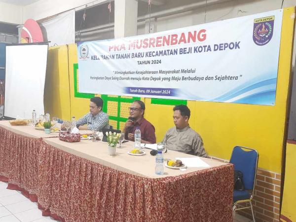 Camat Beji Minta Masyarakat Utamakan Usulan Prioritas dalam Musrenbang 2024