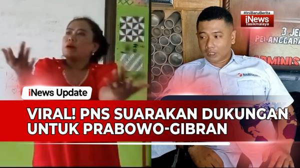 VIDEO: Seorang PNS Guru SD di Kota Tasikmalaya Menyuarakan Dukungan untuk Capres Prabowo-Gibran