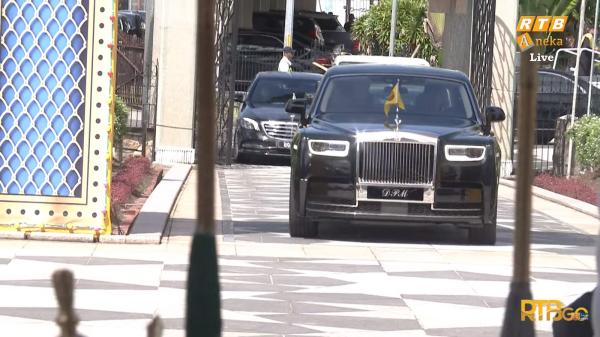 Mewahnya Mobil Sultan Hassanal Bolkiah dan Pangeran Abdul Mateen di Acara Akad Nikah
