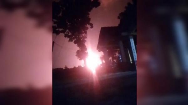 Warga Bojonegoro Panik Berhamburan Keluar Rumah, Api Flare Lapangan Gas JTB Membesar