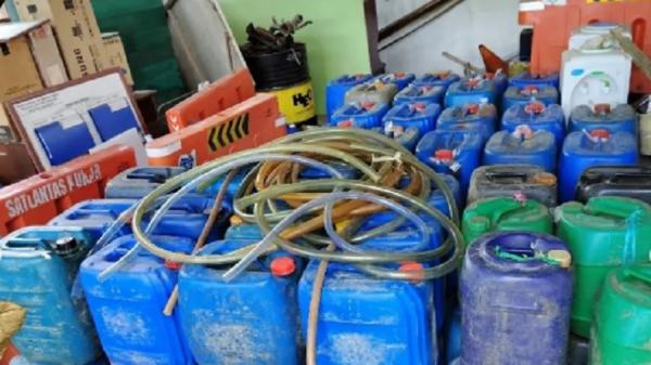  Timbun 1.368 Liter Pertalite, Pengetap BBM di Loa Janan Terancam 6 Tahun Penjara