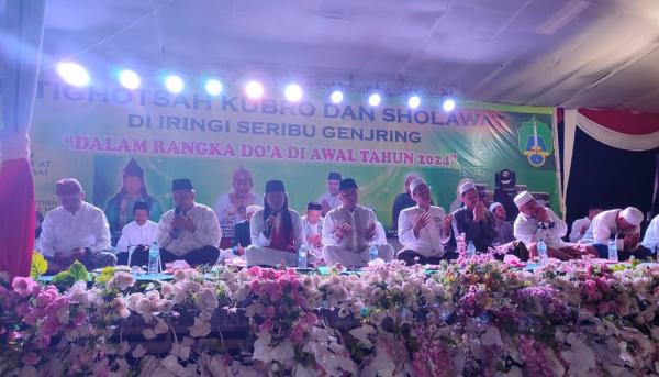 TPD dan Relawan Ganjar Mahfud se Lampung Gelar Istighosah Kubro Dalam Rangka Do'a Awal Tahun 2024