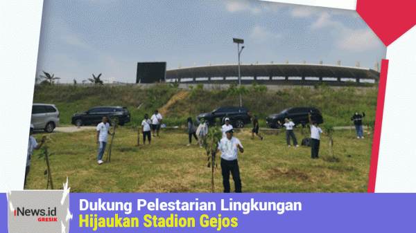 Dukung Pelestarian Lingkungan, PT LIB dan Pegadaian Hijaukan Stadion Gejos
