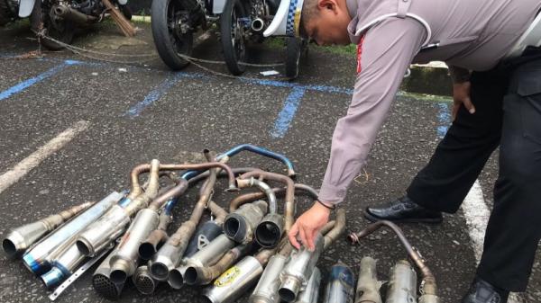 IMI Kota Banjar Dukung Penertiban Knalpot Brong oleh Polisi