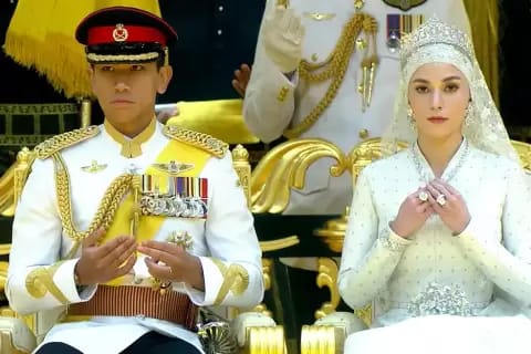 Presiden Jokowi Jadi Tamu Kehormatan di Resepsi Mewah Pangeran Mateen dan Anisha Isa