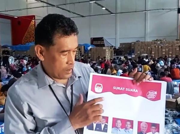 KPU Grobogan Mulai Pelipatan Surat Suara Pemilihan Presiden dan Wakil Presiden