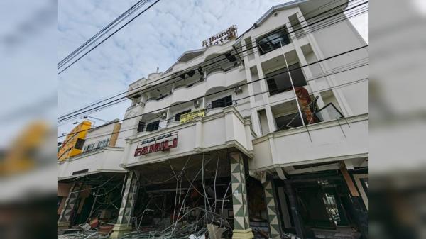 Hotel dan Rumah Makan di Medan Meledak, 3 Bangunan Hancur 1 Orang luka-luka