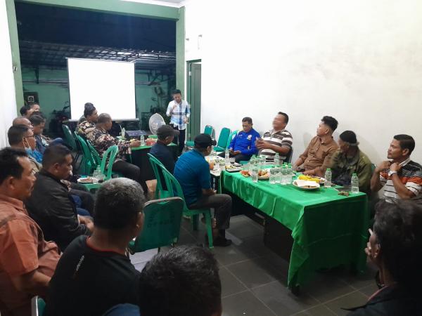 Dukung Timnas Indonesia, Koramil Cimanggis Nobar dengan Seluruh Ketua LPM di Cimanggis dan Tapos