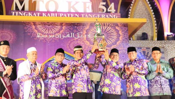 MTQ ke-54 Kab. Tangerang Berakhir, Kecamatan Solear Raih Juara Umum