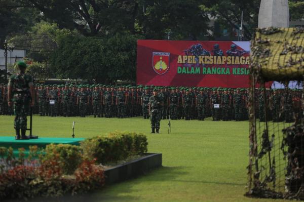 Pangdam IV/Diponegoro pimpin apel Kesiapsiagaan Pengamanan Pemilu 2024 