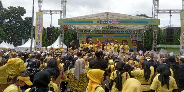 Konsolidasi Pemenangan Pemilu, Golkar Inisiasi Senam Geulis Gemoy