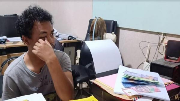 Bos Percetakan Ditangkap Polisi di Pasar Labuan saat Borong Belanjaan, Bayar Pakai Uang Palsu