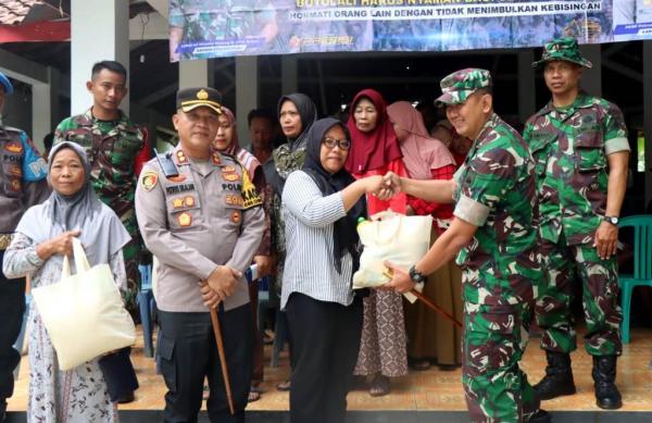 TNI-Polri Gelar Karya Bhakti Wujudkan Pemilu Damai