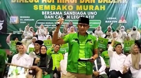 Dialog dengan Warga Lebak Banten, Sandiaga Uno Beri Tips Atasi Kesulitan Pekerjaan