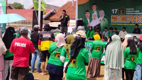 Caleg PPP Kampanye Terbuka di Selaawi Garut, Optimis Menang di Pemilu 2024