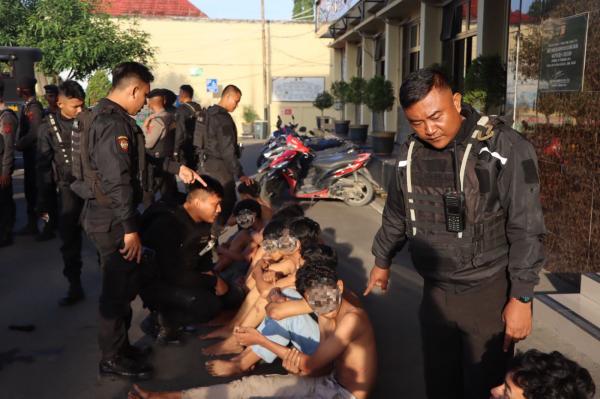 Polresta Cirebon Gagalkan Aksi Tawuran di 4 Lokasi, 38 Remaja Diamankan