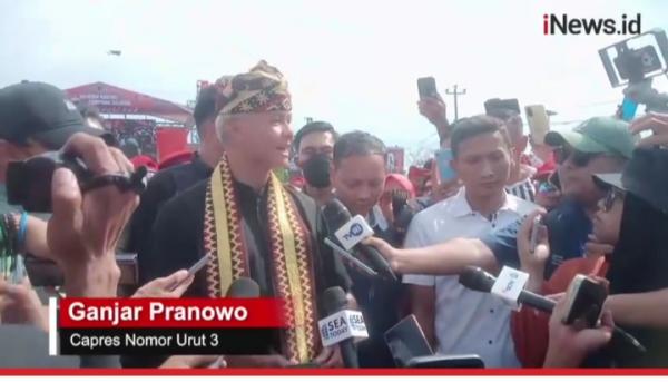 Capres Ganjar Pranowo Ajak Warga Lampung Selatan Jaga Integritas Pemilu