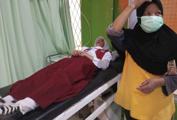 3 Hari Pasca Terjadinya Kebocoran di PT Chandra Asri, Pelajar SD Kepuh Mual dan Pusing Saat Upacara