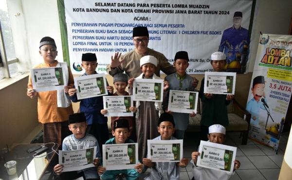 Cetak Generasi Emas Indonesia, Pelitnas Gelar Lomba Azan Tingkat SD se-Kota Bandung-Cimahi
