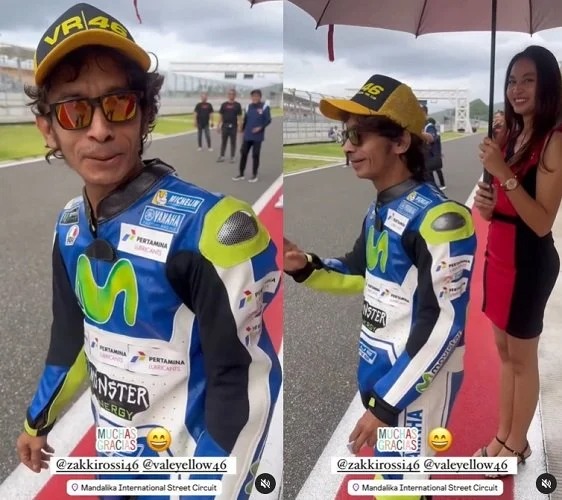 Viral, Valentino Rossi Unggah Video Kembarannya dari Indonesia, Netizen Beri Komentar Kocak