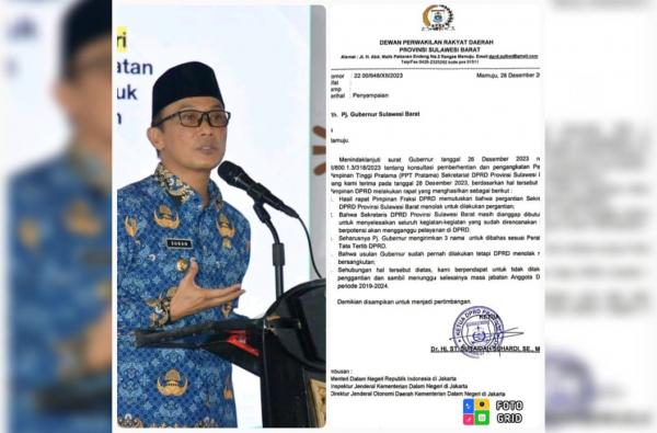 Ditolak DPRD Sulbar, Pj Gubernur Prof Zudan: Mutasi Atas Persetujuan Kemendagri, BKN dan KASN